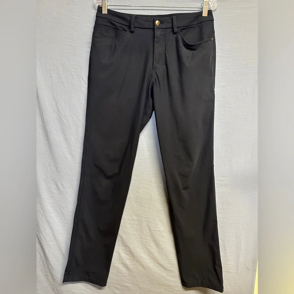 Lululemon ABC Dark Blue Trousers (Size: 32”)
